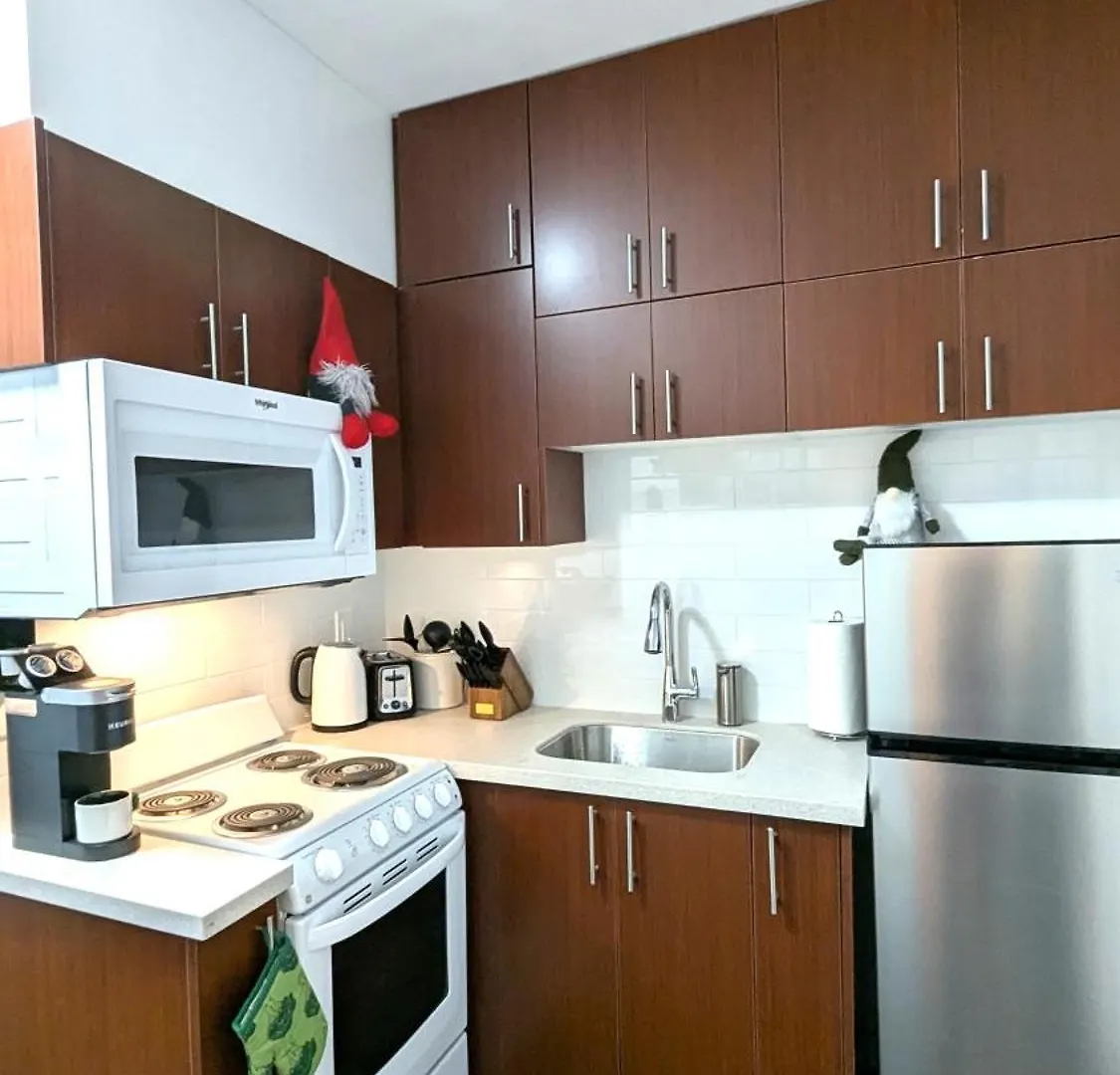 בית אירוח טורונטו Cozy Room With Private Kitchen, Private Bathroom קנדה